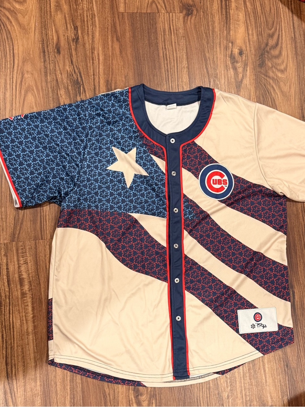 Chicago Cubs Rare 2025 Puerto Rican Heritage Jersey XL